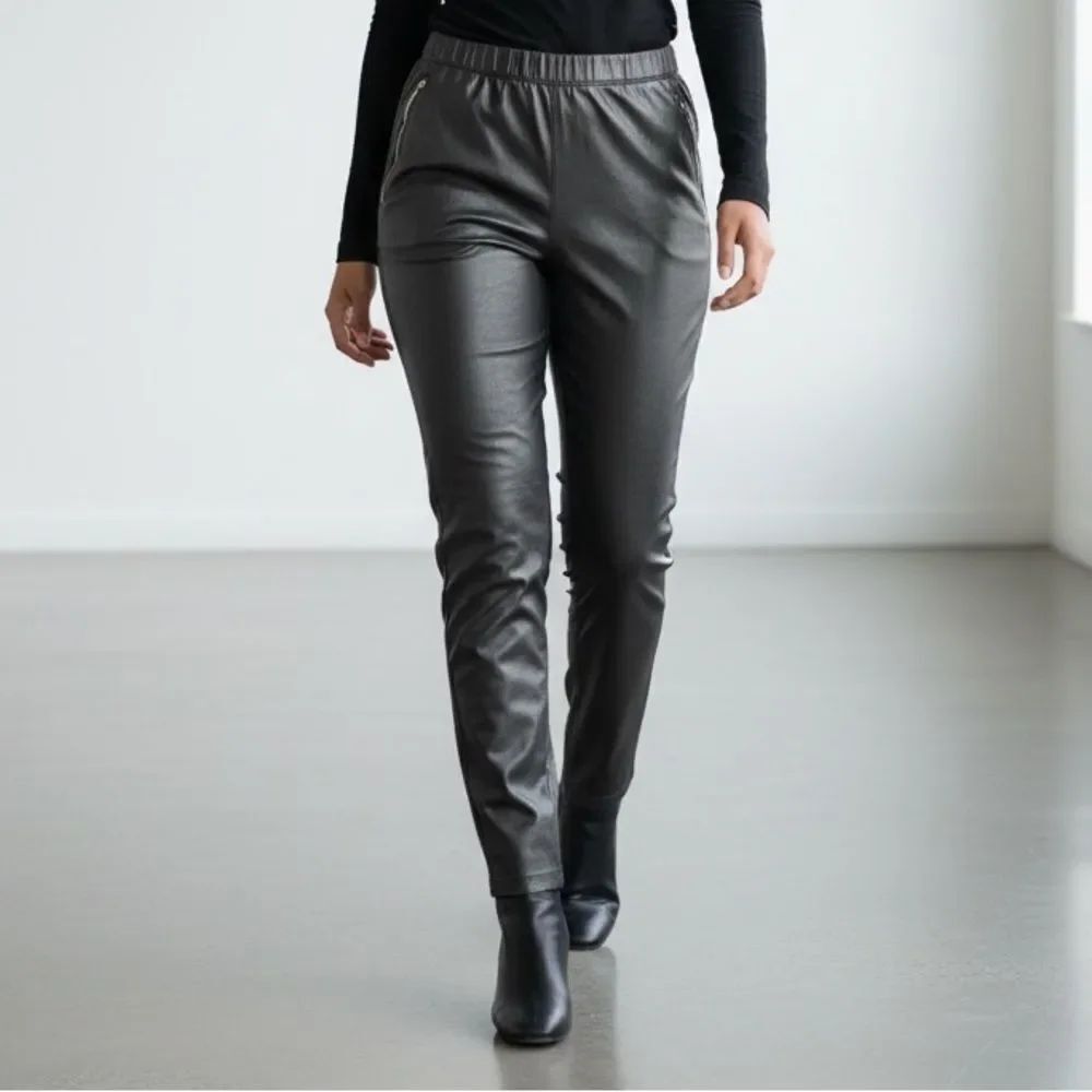 Stradivarius Charcoal Flare Split Pants